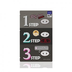 Holika Holika Pig Clear Blackhead 3 Steps Kit Strong